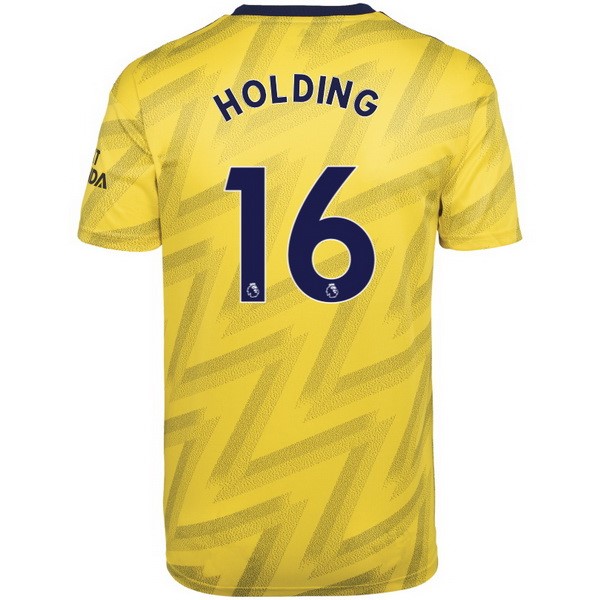 Camiseta Arsenal NO.16 Holding Segunda equipo 2019-20 Amarillo